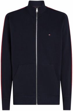 TOMMY HILFIGER Tepláková bunda  námornícka modrá