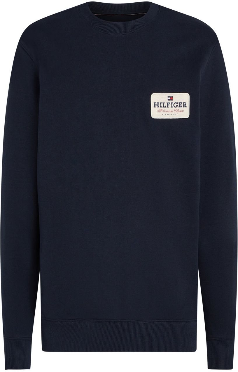 TOMMY HILFIGER Mikina  námornícka modrá / biela