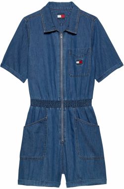 Tommy Jeans Overal  modrá denim
