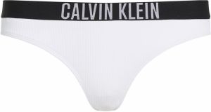 Calvin Klein Swimwear Bikinové nohavičky  čierna / biela