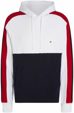 TOMMY HILFIGER Mikina  námornícka modrá / červená / biela
