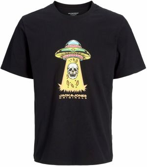 JACK & JONES Tričko  žltá / zelená / čierna / biela