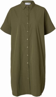 SELECTED FEMME Košeľové šaty 'SLFBLAIR'  olivová