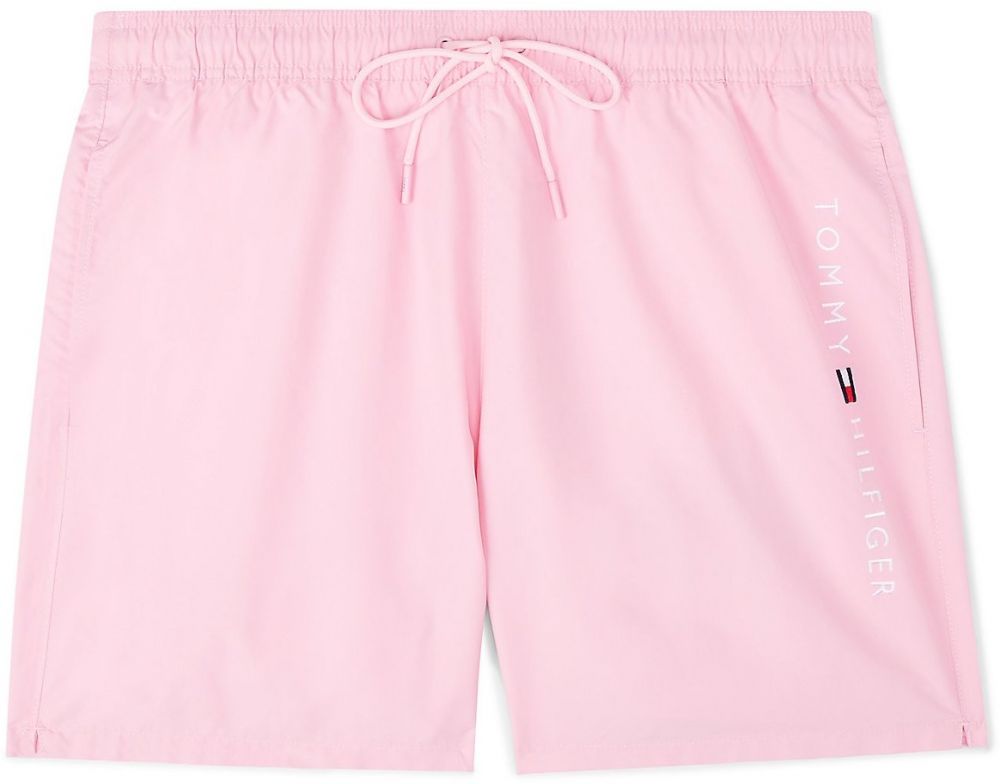 Tommy Hilfiger Underwear Plavecké šortky 'Authentic'  ružová / biela