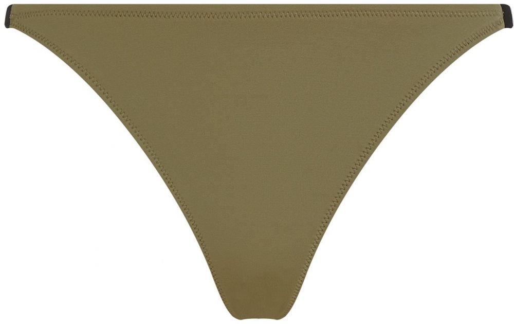 Calvin Klein Swimwear Bikinové nohavičky 'CHEEKY'  olivová / čierna / biela