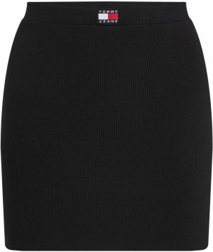 Tommy Jeans Sukňa  čierna