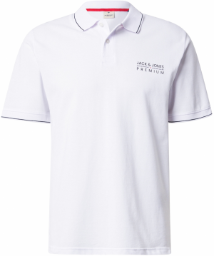 Jack & Jones Premium Tričko 'JPRBLUATLAS'  námornícka modrá / biela