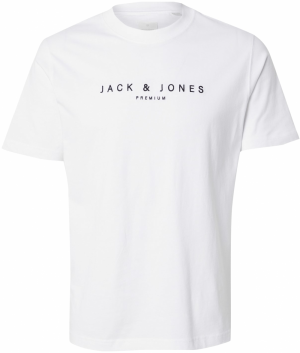 Jack & Jones Premium Tričko 'JPRCCJAYSON'  čierna / biela