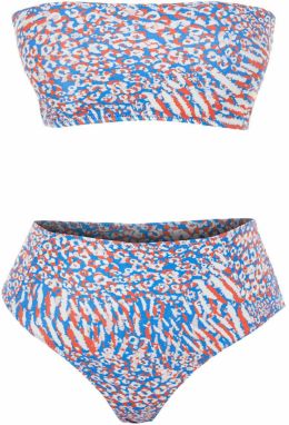 Trendyol Bikiny  modrá / pastelovo ružová / svetločervená / biela