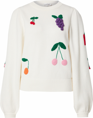 Fabienne Chapot Sveter 'Fruity'  krémová / zelená / ružová / červená