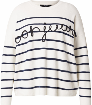 Vero Moda Curve Sveter 'VMCaria Bonjour'  nebielená / námornícka modrá / čierna