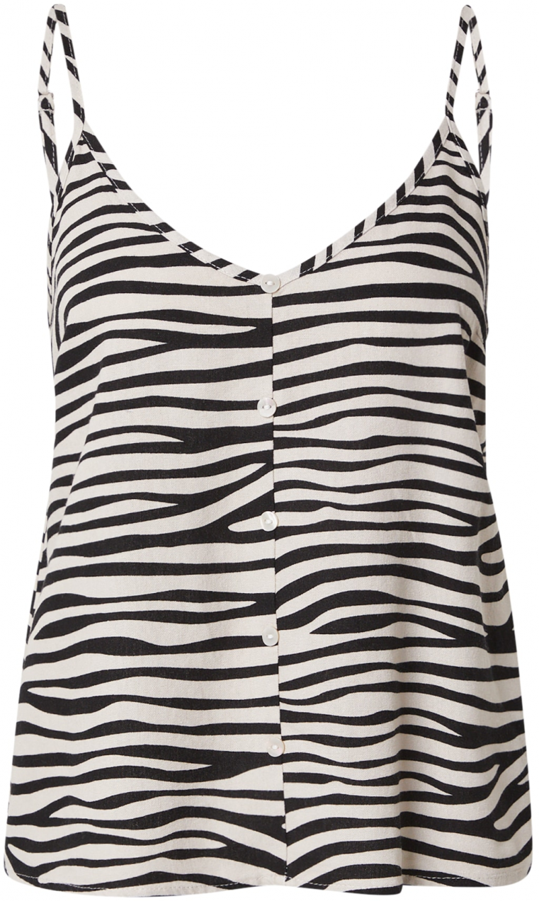 VERO MODA Top 'VMMYMILO'  čierna / biela
