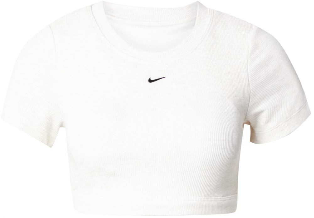 Nike Sportswear Tričko 'Classic'  slonová kosť / čierna