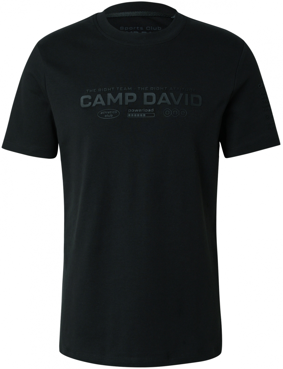 CAMP DAVID Tričko  čierna