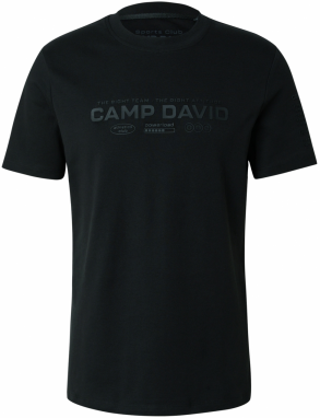 CAMP DAVID Tričko  čierna