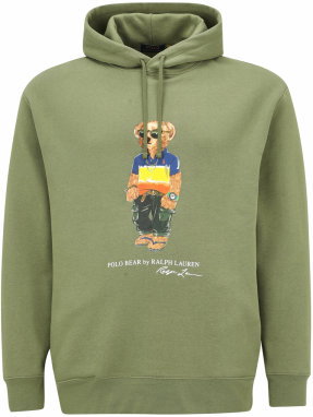 Polo Ralph Lauren Big & Tall Mikina  modrá / hnedá / žltá / olivová
