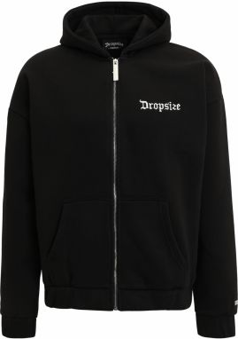 Dropsize Tepláková bunda  čierna / biela
