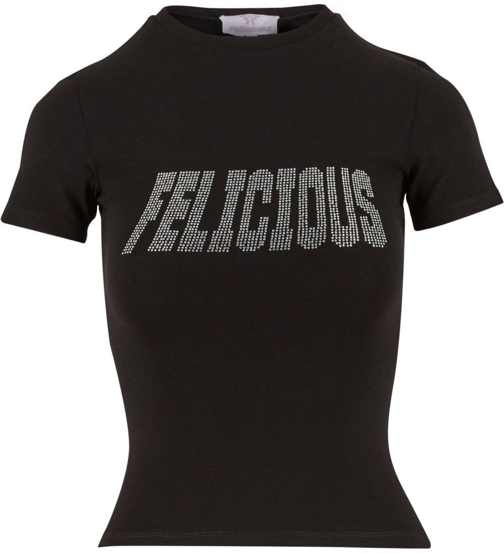 Felicious Tričko  čierna / strieborná