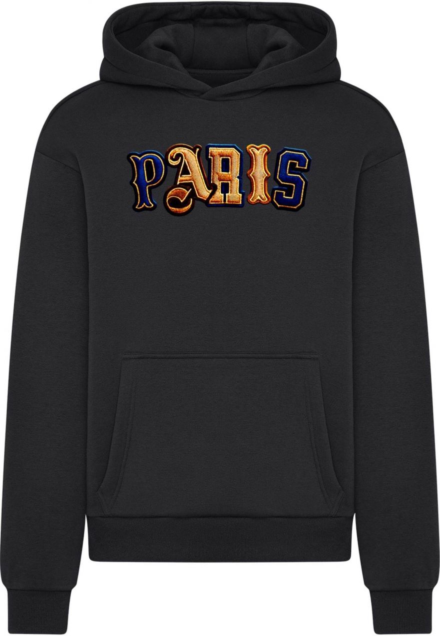 Mister Tee Mikina 'Paris'  modrá / oranžová / čierna
