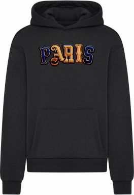 Mister Tee Mikina 'Paris'  modrá / oranžová / čierna