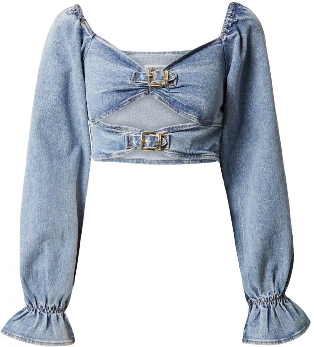 Hoermanseder Blúzka 'Kimi'  modrá denim
