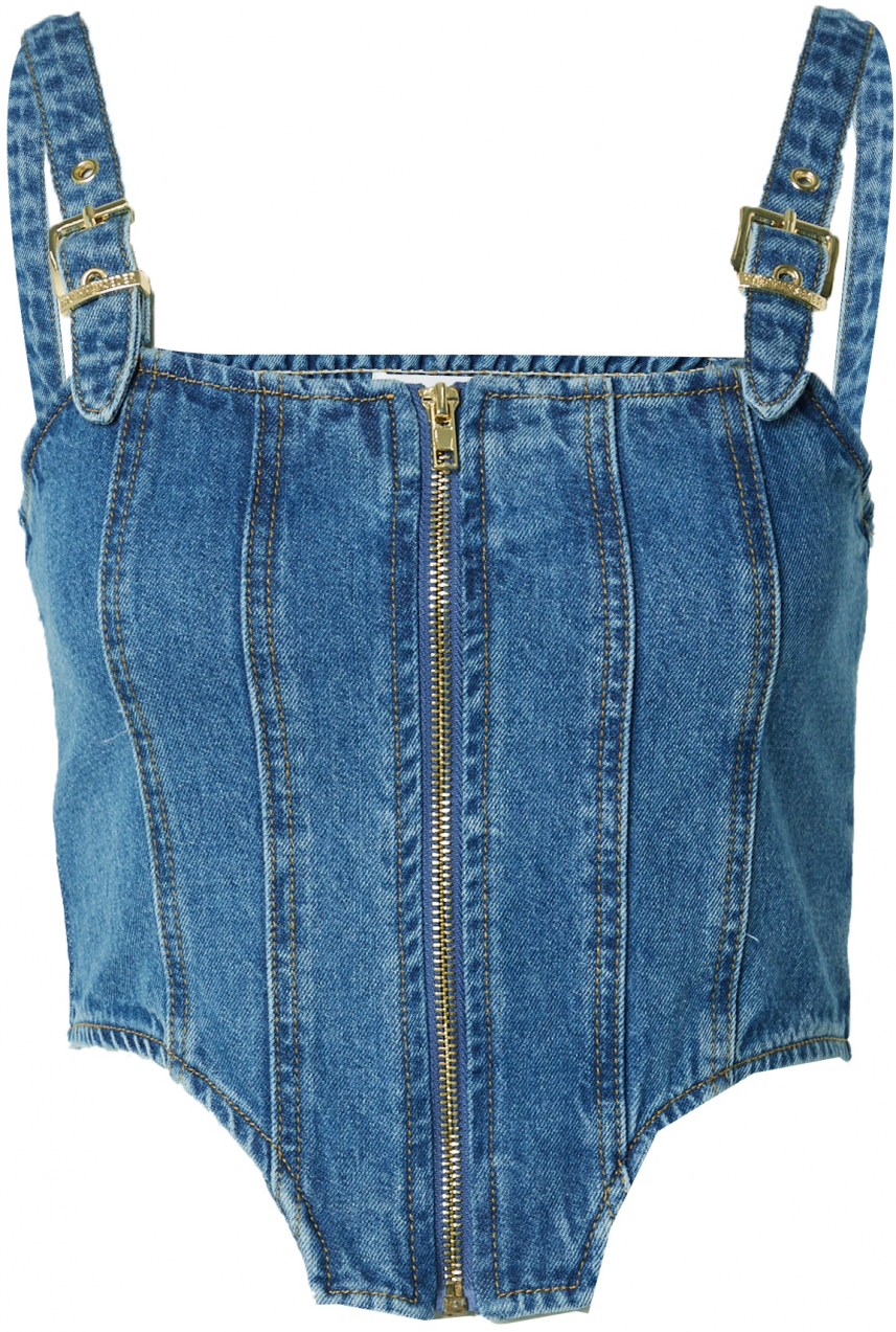 Hoermanseder Top 'Aileen'  modrá denim