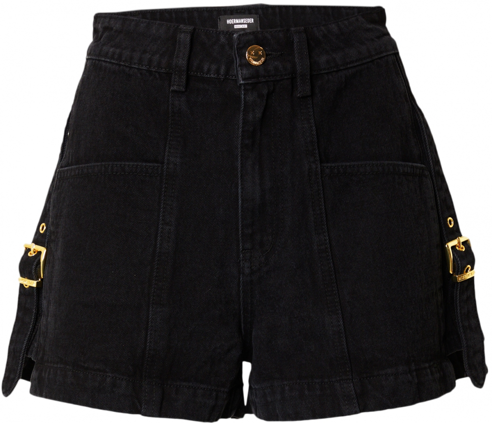 Hoermanseder Džínsy 'Elva'  zlatá / čierny denim
