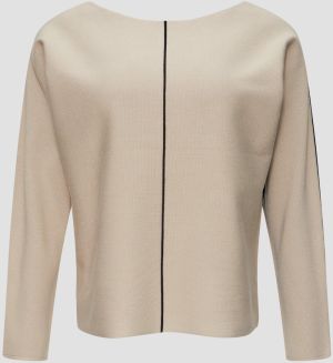 s.Oliver BLACK LABEL Sveter  piesková / čierna
