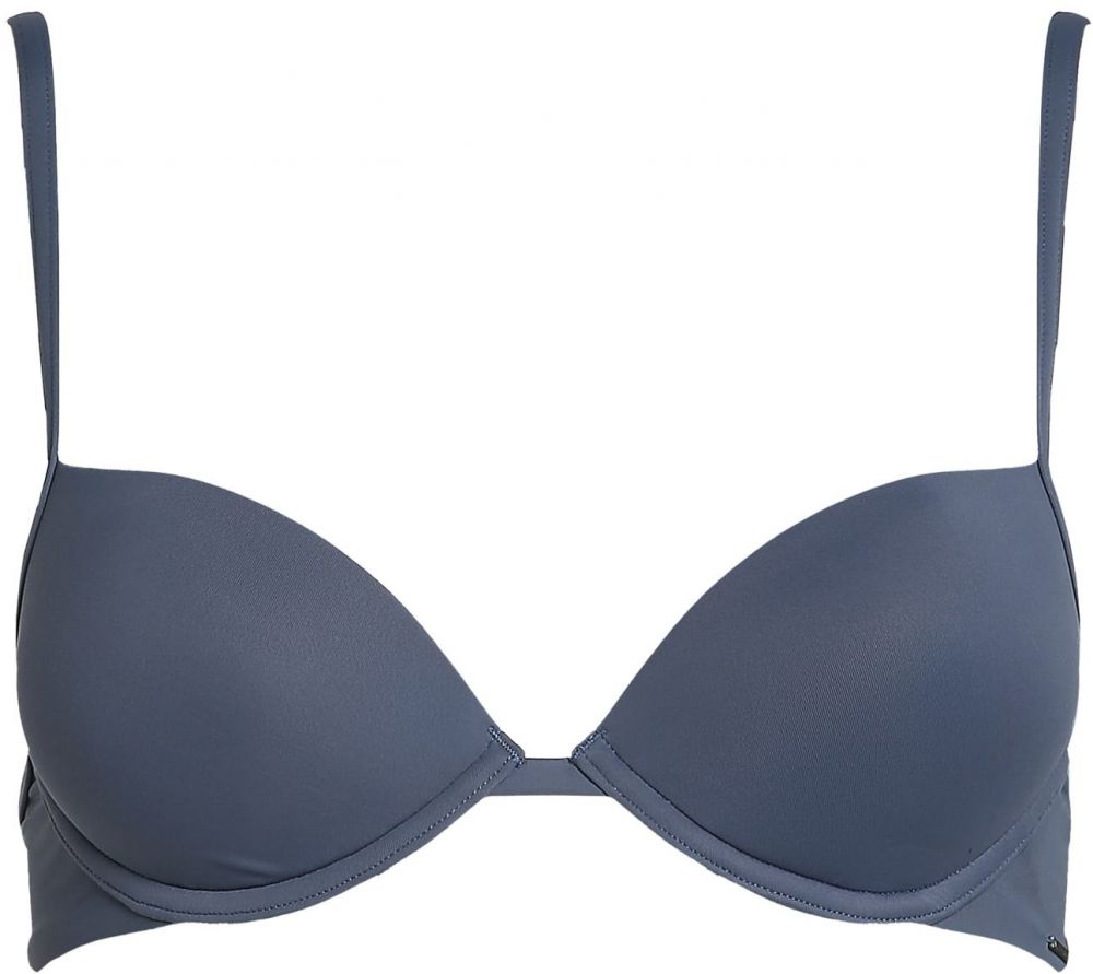 Calvin Klein Swimwear Bikinový top 'Essentials'  sivá