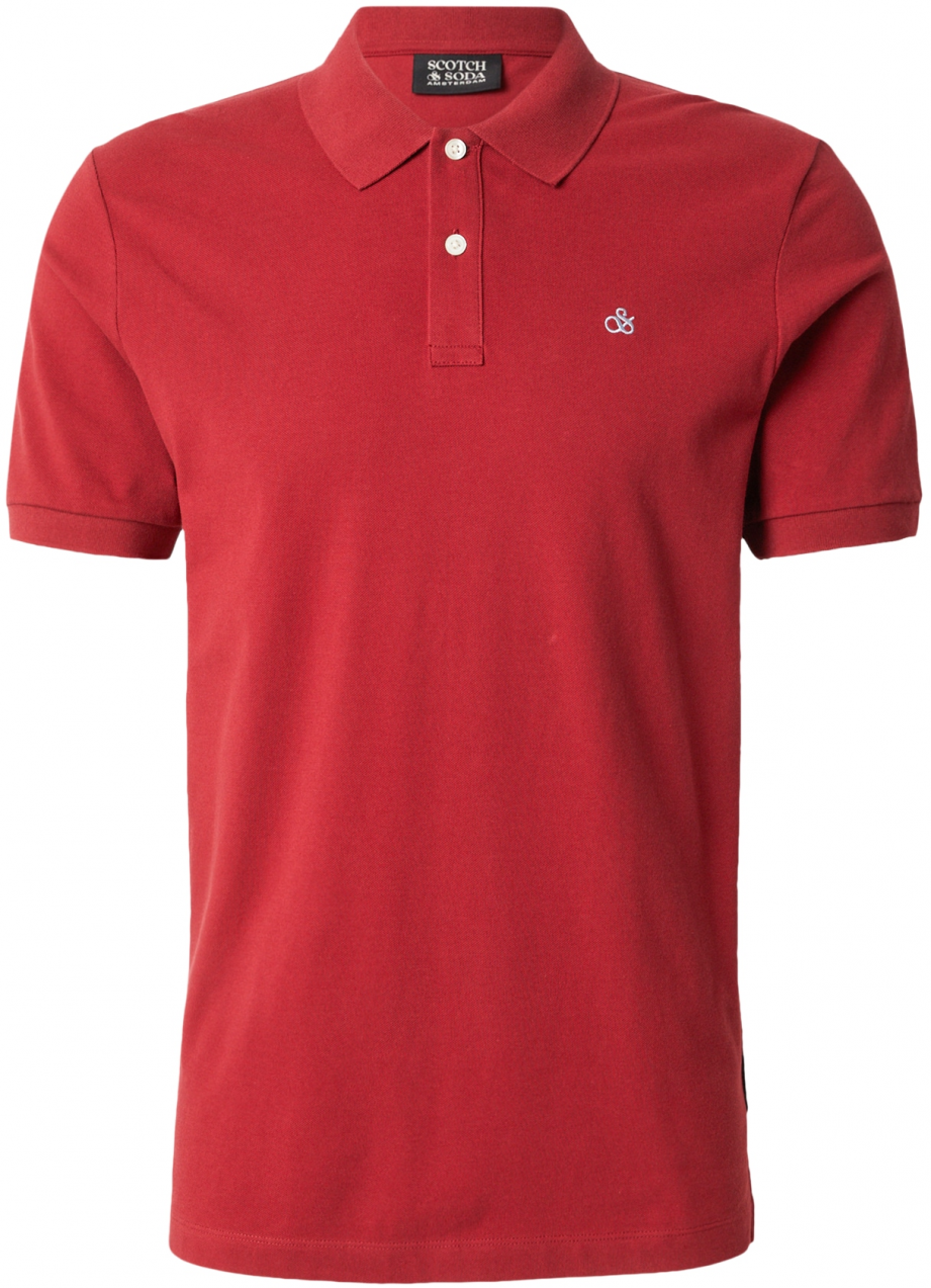 SCOTCH & SODA Tričko 'Seasonal Core'  červená