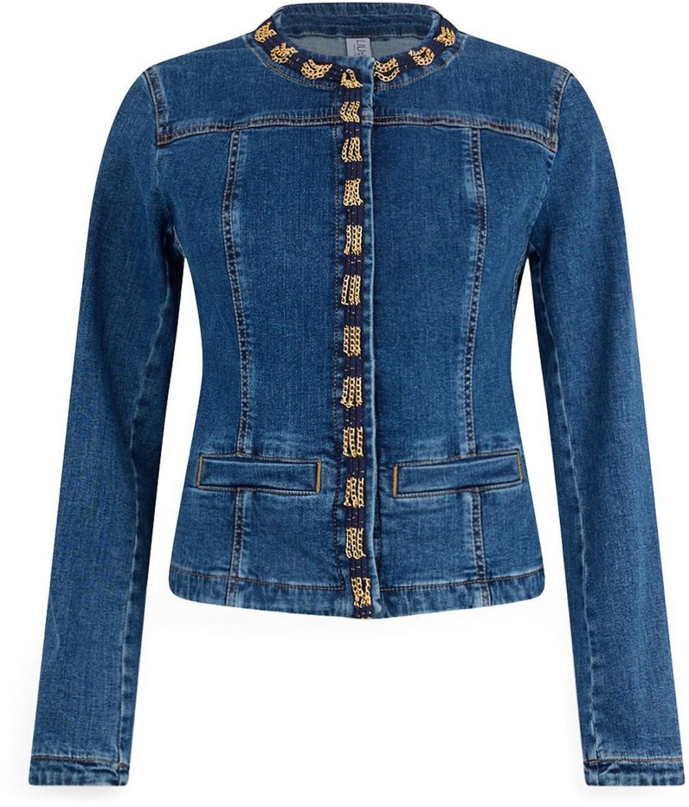 Liu Jo Prechodná bunda  modrá denim
