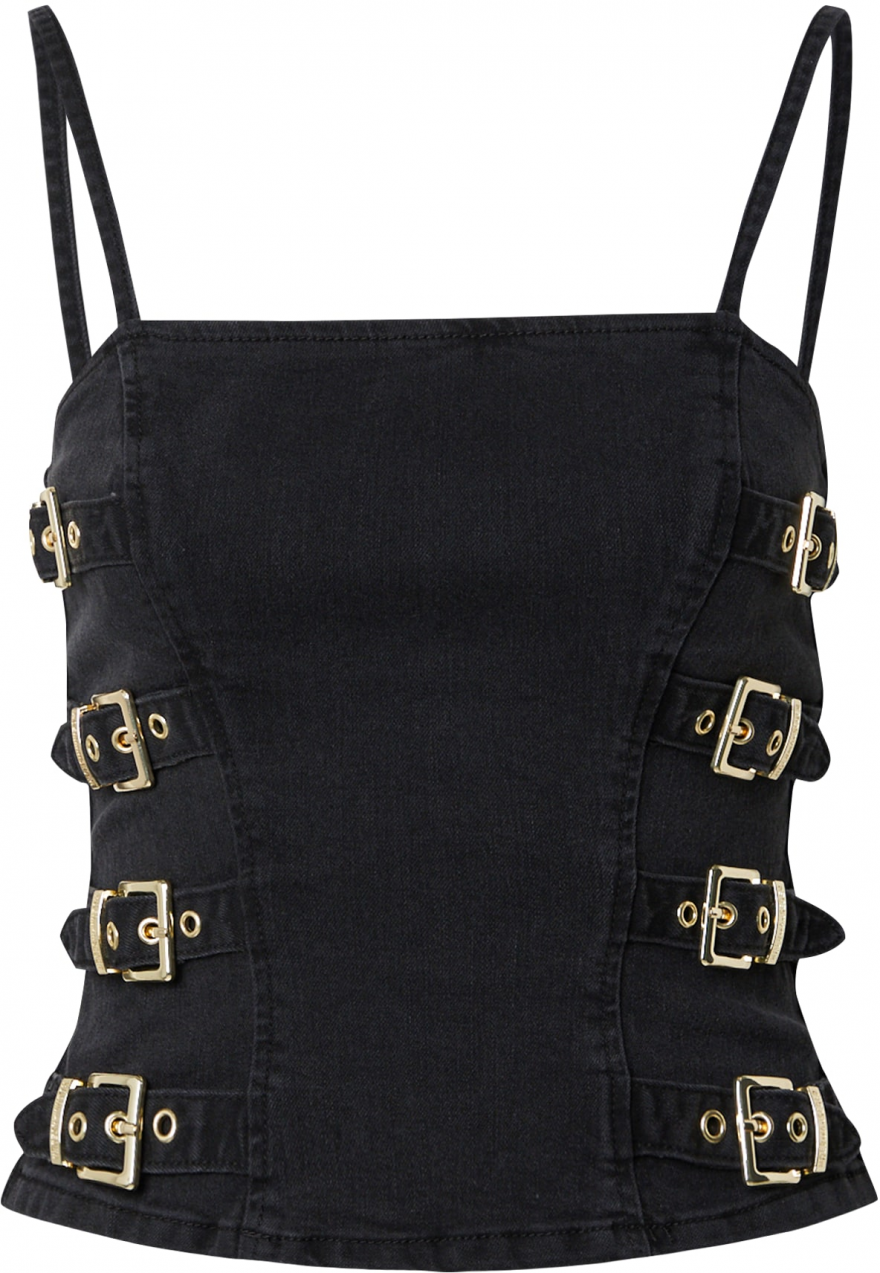 Hoermanseder Top  čierny denim