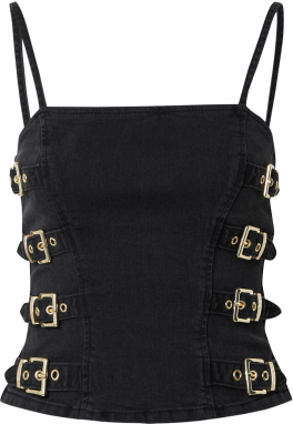Hoermanseder Top  čierny denim