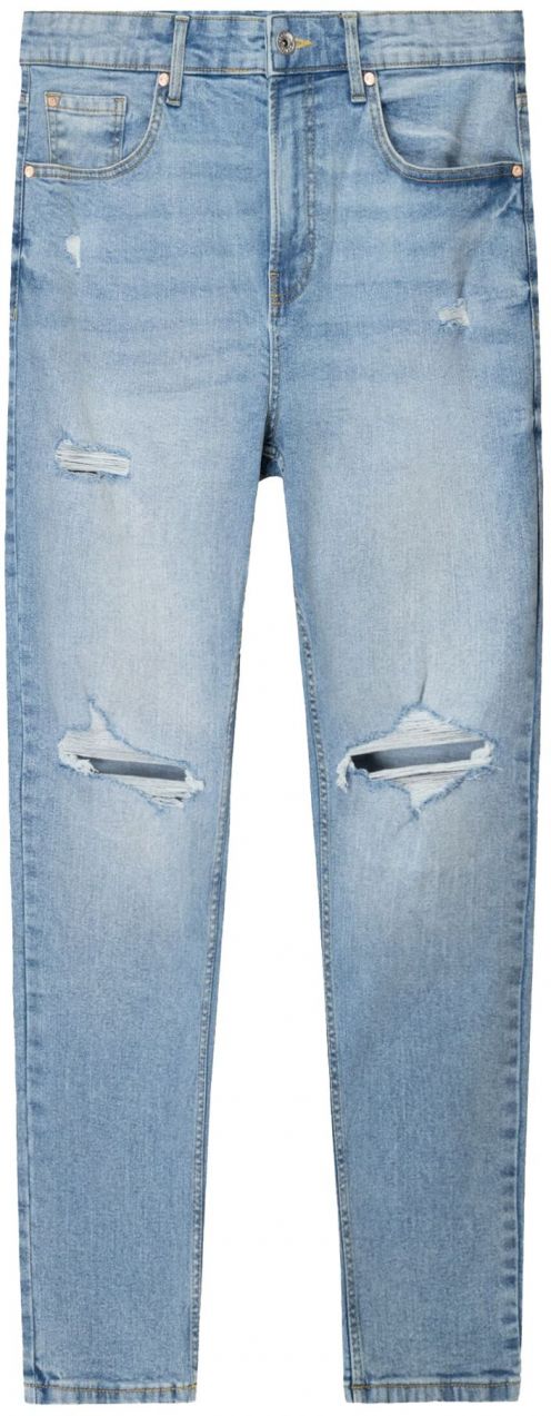 Bershka Džínsy  modrá denim