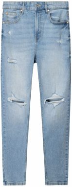 Bershka Džínsy  modrá denim