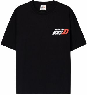 Bershka Tričko  grenadínová / čierna / biela