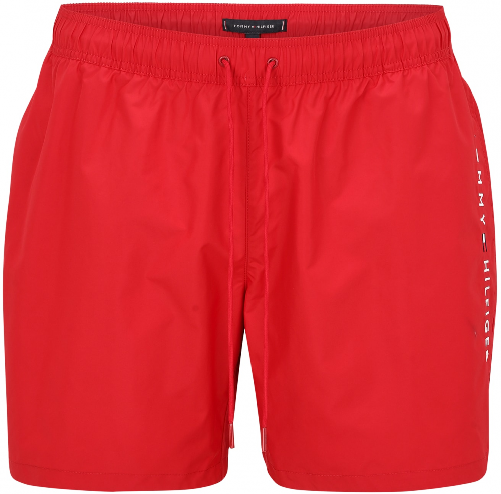 Tommy Hilfiger Big & Tall Plavecké šortky  červená / biela