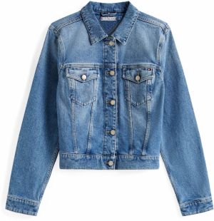 TOMMY HILFIGER Prechodná bunda 'UMA'  modrá denim