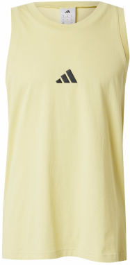 ADIDAS SPORTSWEAR Funkčné tričko  pastelovo žltá / čierna