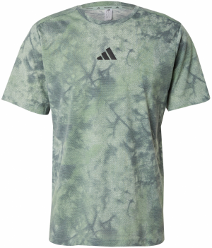 ADIDAS PERFORMANCE Funkčné tričko 'POWER'  sivá / zelená / tmavozelená / čierna