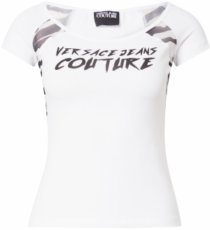 Versace Jeans Couture Tričko  čierna / biela