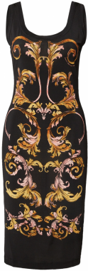 Versace Jeans Couture Šaty  medová / rosé / čierna