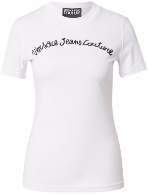 Versace Jeans Couture Tričko  čierna / biela