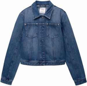 Pull&Bear Prechodná bunda  modrá denim