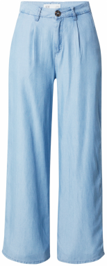 JDY Plisované nohavice 'JASPER'  modrá denim