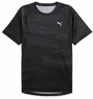 PUMA Funkčné tričko 'Run Velocity'  antracitová / čierna / biela