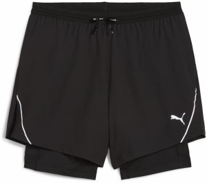 PUMA Športové nohavice 'ULTRAWEAVE 5'  čierna / biela