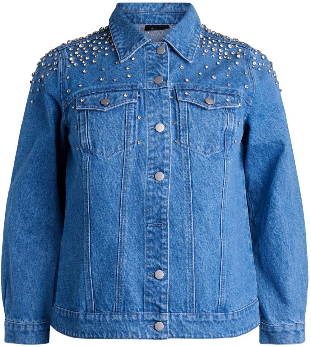 Zizzi Prechodná bunda  modrá denim