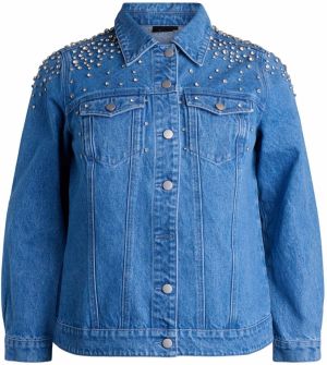 Zizzi Prechodná bunda  modrá denim