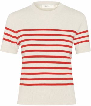 InWear Sveter 'Wallis'  béžová / červená